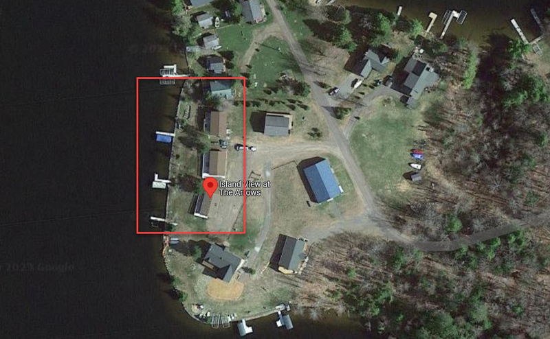 Indianhead Resort (Island View at the Arrows) - Aerial Map (newer photo)